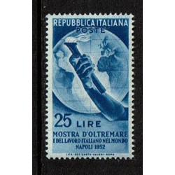 1952 Mostra d'Oltremare e lavoro italiano MNH/**