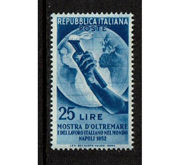 1952 Mostra d'Oltremare e lavoro italiano MNH/**