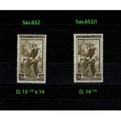 1950 Specializzazione 200 Lire Italia a Lavoro Sas.652