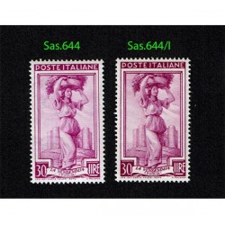1950 Specializzazione 30 Lire Italia a Lavoro Sas.644