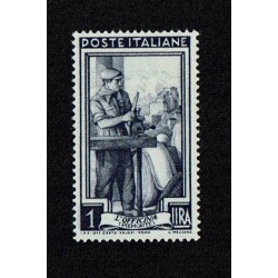 1950 Specializzazione Italia Lavoro Sas.635 1Lira MNH/**