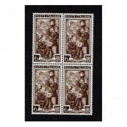 1950 Specializzazione Italia Lavoro Sas.638 6Lire Quartina