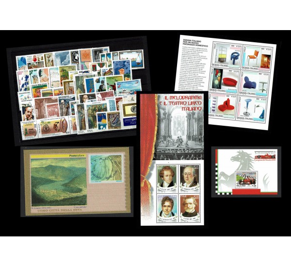 2001 Repubblica annata completa integra MNH/**