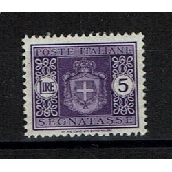 1945 Segnatasse Luogotenenza 5 Lire Sas.94 MNH/**