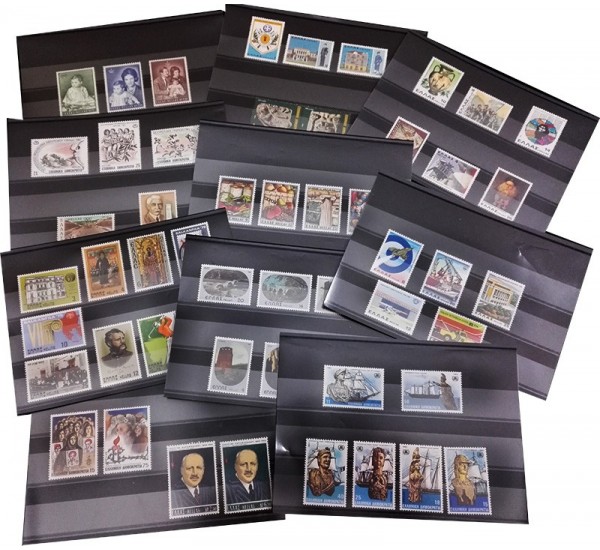 Grecia 13 serie complete MNH/** su cartoncino