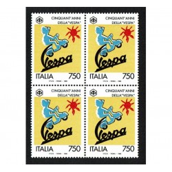 1996 anniversario della "Vespa" Quartina MNH/**