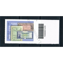 2011 Risparmio Postale CaB:1435 Superiore Destro