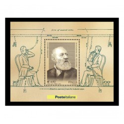 2003 telefono Antonio Meucci foglietto MNH/**