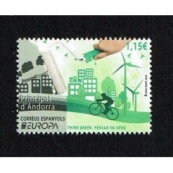 2016 Andorra Spagnola Think Green PostEurope MNH/**